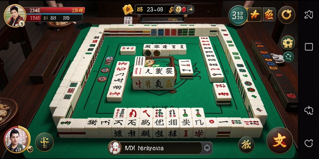 Tampilan gameplay Mahjong yang menarik dan menantang di 234E.