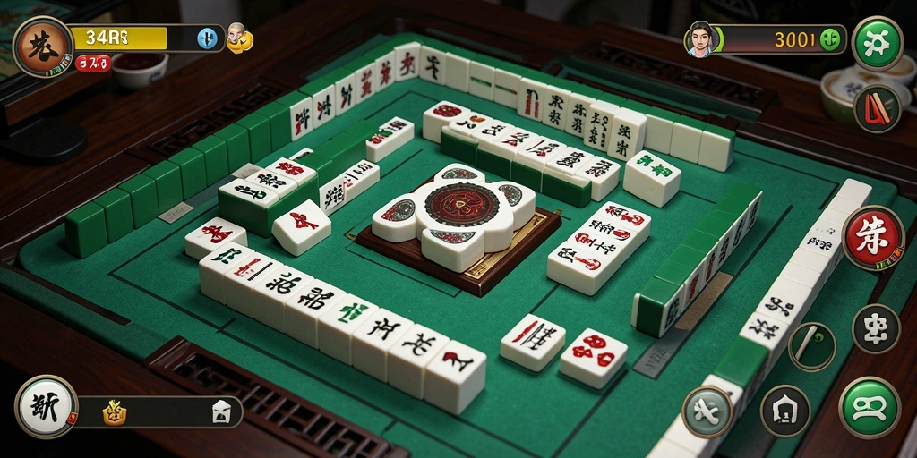 Tampilan screenshot game Mahjong yang menarik dan menantang.