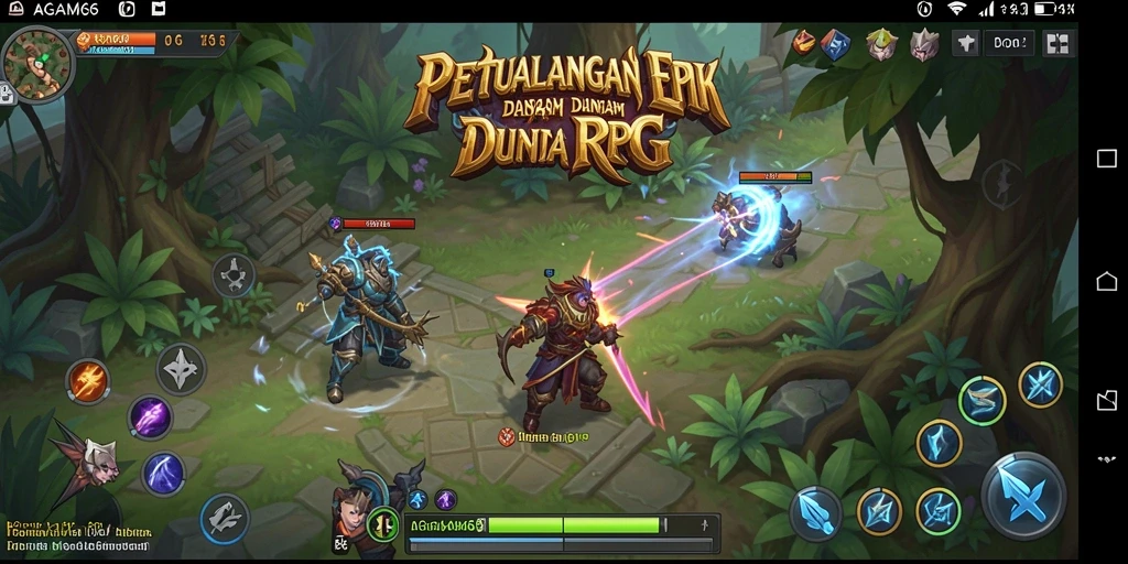 Tampilan gameplay aksi yang mendebarkan di AGAM66.