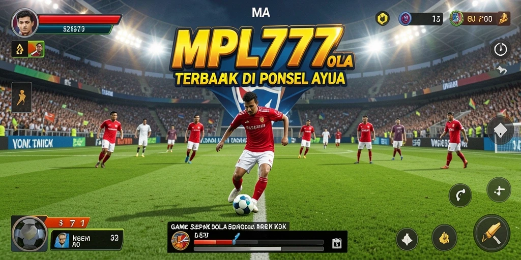 Tampilan gameplay <strong>MPL777</strong> yang mendebarkan di lapangan sepak bola.