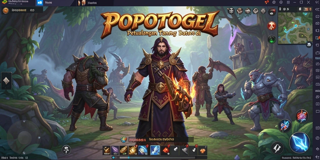 Screenshot gameplay yang menunjukkan petualangan seru di dunia <strong>POPOTOGEL</strong>.