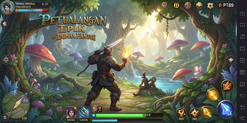 Tampilan menarik dari gameplay PT89 yang penuh petualangan.