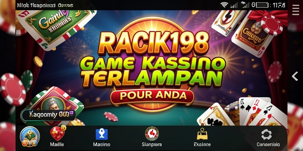 Tampilan permainan slot memikat di RACIK198 yang menawarkan kesenangan tanpa batas.