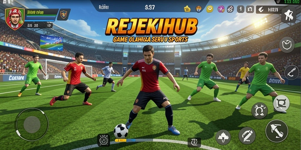 Tampilan gameplay <strong>REJEKIHUB</strong> yang menarik dan kompetitif di dunia olahraga.