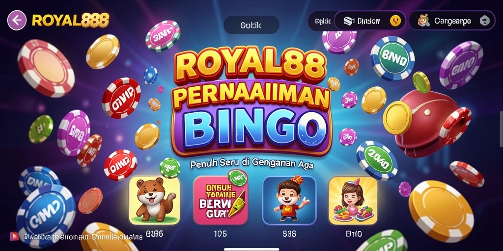 Tampilan dalam game Bingo yang seru dan interaktif.