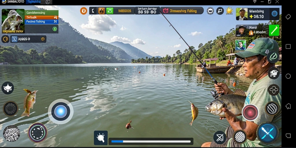 Tangkapan ikan yang mengesankan dalam gameplay SAMBALTOTO.