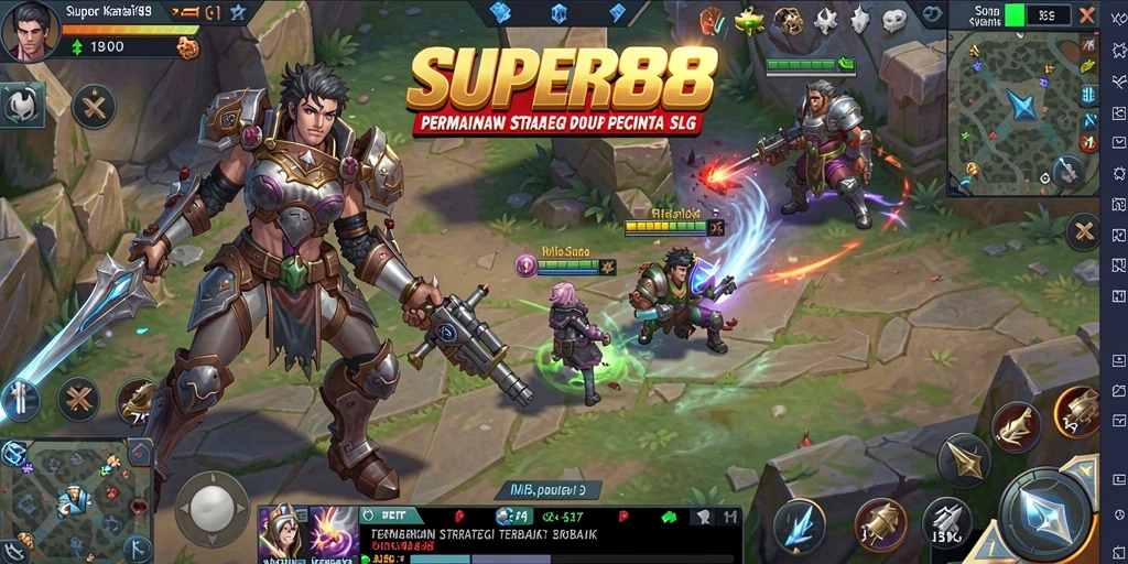 Tangkapan layar menampilkan dinamika gameplay SLG yang menegangkan.