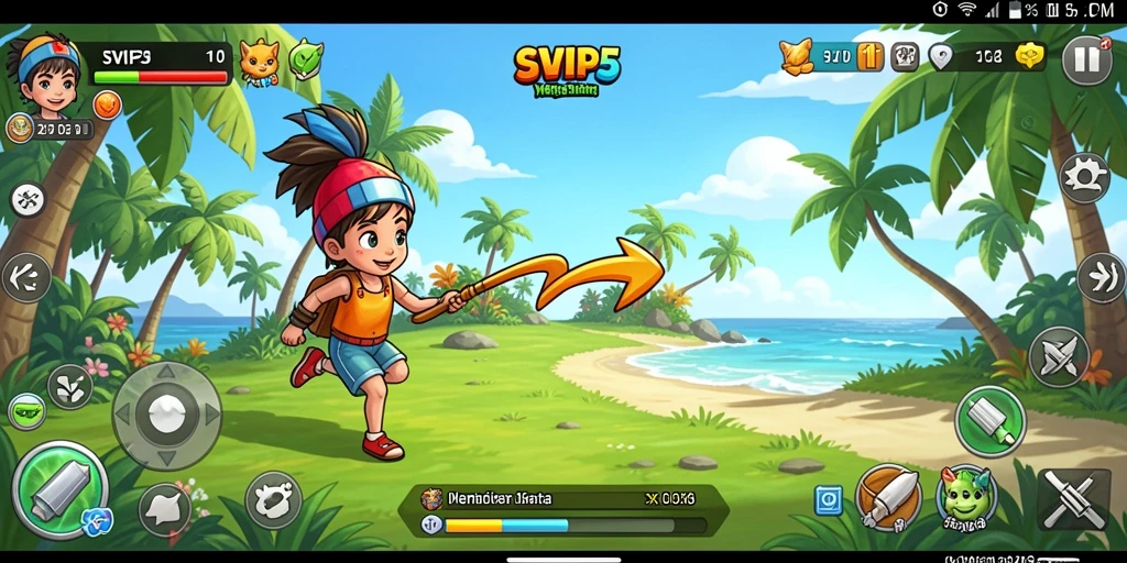 Tampilan gameplay SVIP5 yang mengasyikkan dan penuh warna.