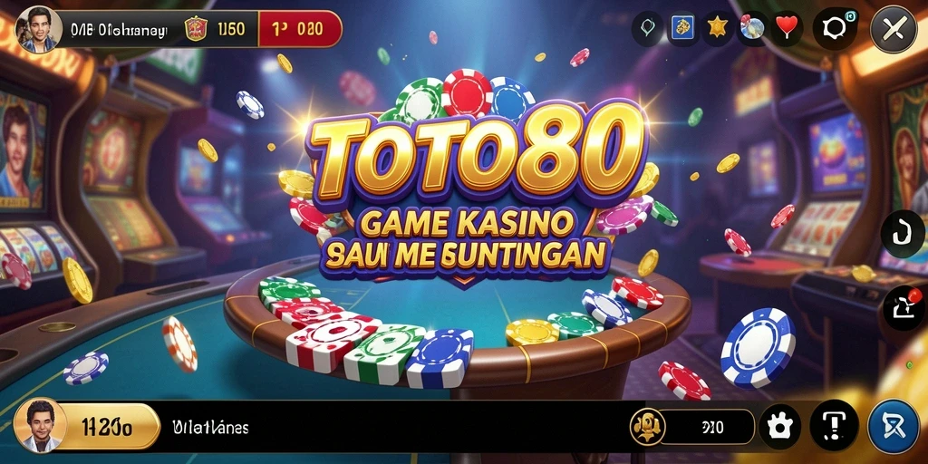 Gameplay seru di TOTO80 menampilkan berbagai permainan Kasino.
